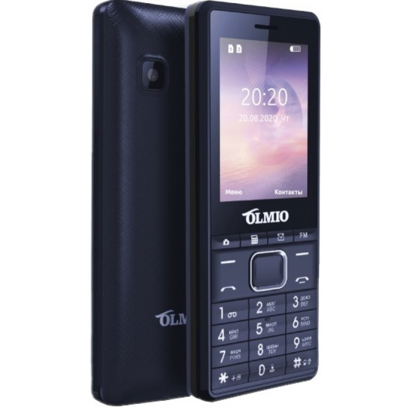 Телефон Olmio A25 синий-черный