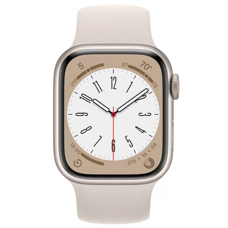 Apple Watch S8 41mm GPS Starlight Aluminum Case / Starlight Sport Band