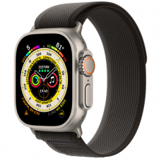 Купить Apple Watch Ultra 49 mm Titanium Case with Black/Gray Trail Loop
