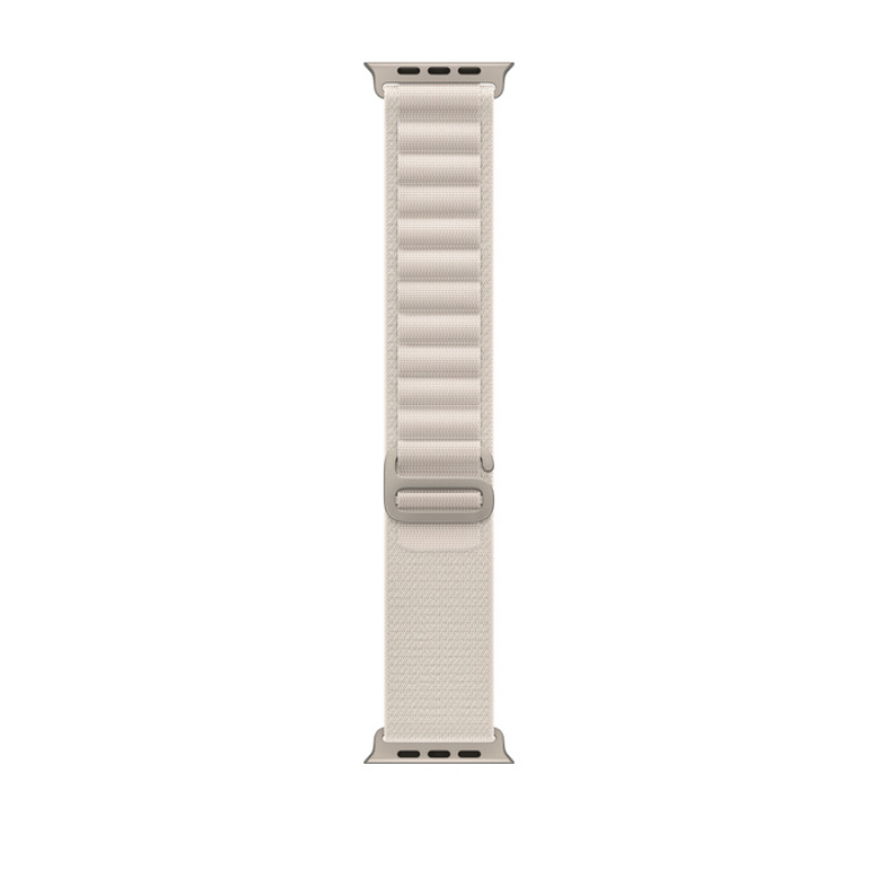 Apple Watch Ultra 49 mm Titanium Case with Starlight Alpine Loop