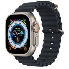 Купить Apple Watch Ultra 49 mm Titanium Case with Midnight Ocean Band