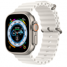 Купить Apple Watch Ultra 49 mm Titanium Case with White Ocean Band