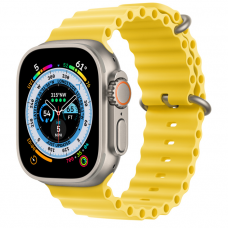 Купить Apple Watch Ultra 49 mm Titanium Case with Yellow Ocean Band
