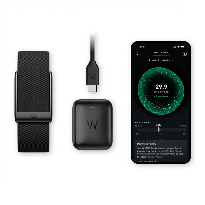 Фитнес-браслет Whoop 5.0 Peak Black