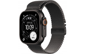 Купить Apple Watch Ultra 3 49mm BlackTitanium Milanese Loop / Black Titanium Case