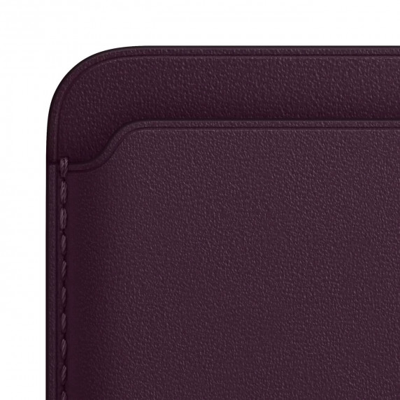Кардхолдер для Apple iPhone Leather Wallet MagSafe Dark Cherry