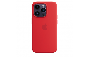 Купить Чехол MagSafe iPhone 14 Pro Silicone Cover - Red
