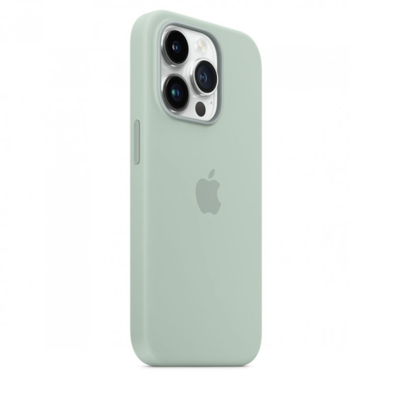 Чехол MagSafe iPhone 14 Pro Max Silicone Cover - Succulent
