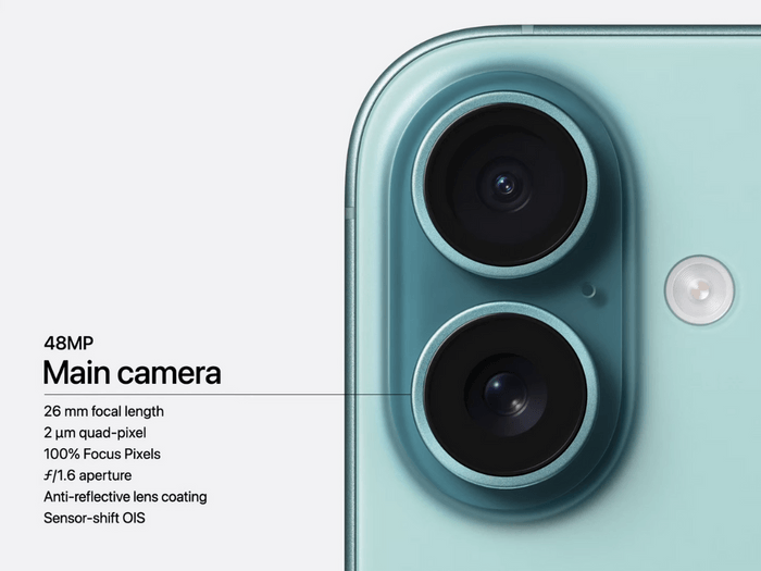 Камера iPhone 16